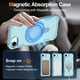 thumbnail image 4 of Funda para iPhone 16e de Casehas, 6.1 pulgadas, magnética, con soporte invisible, color verde, 4 of 7