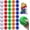 Colorful, variant on Magicorange Foam Baseballs, 20-Pack Practice Training Balls, Unmarked Softball, Suitable for Throwing, Hitting, Catching, Batting, and Pitching Exercises (Colorful): Sports & Outdoors