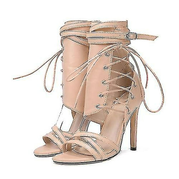 Sexy lace clearance up sandals
