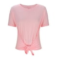 thumbnail image 6 of Yghzkop Tees Y2K Summer Tops for Women 2025 Fashion Deep V-Neck Short Sleeve Tops Solid Casual Loose Basic T Shirt Blouse, 6 of 8