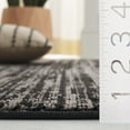 thumbnail image 5 of SAFAVIEH Mila Mellony Distressed Polyester Area Rug, Brown/Black, 6'7" x 6'7" Square, 5 of 11
