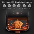 thumbnail image 3 of Air Fryer Silicone Basket 8 Inch Reusable Air Fryer Silicone Basket BPA-Free  Heat Resistant Silicone Air Fryer Basket with Pour Port Air Fryer Accessories for Kitchen, 3 of 7