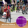 thumbnail image 4 of Uxcell 2 Pack Aluminum Alloy Bike Pegs Anti-Skid Fit 3/8 inch with Line Dark Purple, 4 of 7