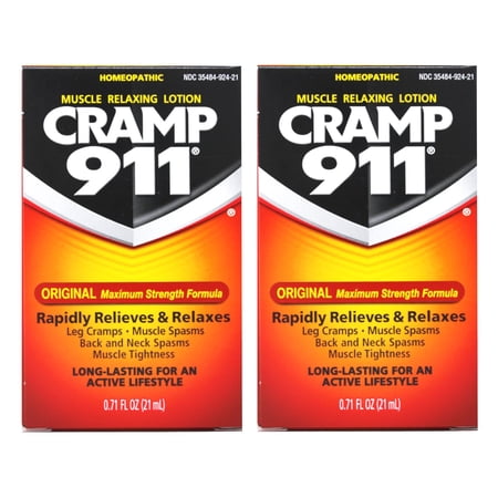 Cramp 911 Muscle Relaxing Roll-on Lotion, 0.71 oz - 2 Pack