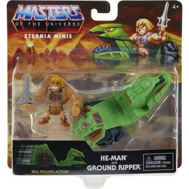 Mattel Collectible - Masters of the Universe Eternia Minis He-Man & Ground Rippe