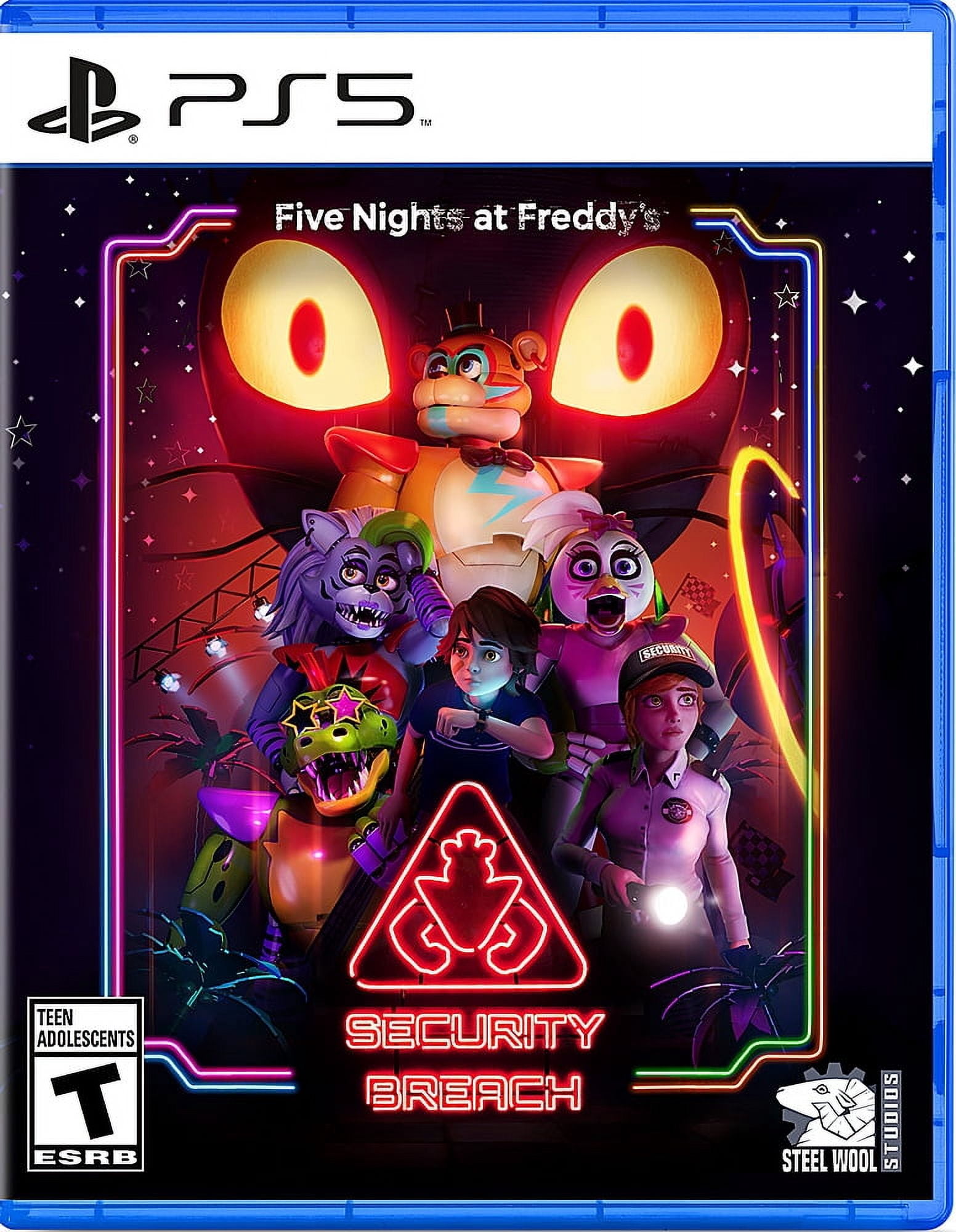 PlayStation 5 Slim Disc 2TB SSD Edition Bundle with Five Nights at Freddy's Security Breach and Controller Case - PS5, White