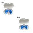 thumbnail image 3 of Sonducket Hi.FANCY, 2 uds., tapones para los oídos de silicona impermeables para nadar, descansar, dormir, trabajar, cancelación de ruido, Azul Modelle für Erwachsene 2Conjunto, 3 of 6