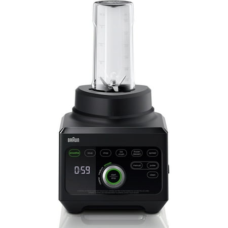 Braun - TriForce Blender with Smoothie2Go - Black