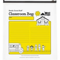 Reusable Classroom Take-Home Bags with Zip Top - Set of 30