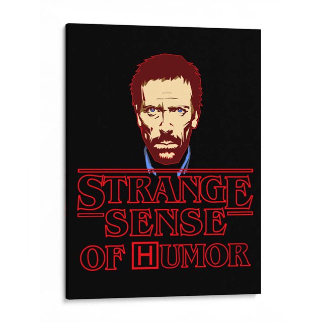 Cuadro decorativo - Stranger Things Parodia, Roge I. Luis 75x100 Canvas Lab Frases, Humor, Series de TV, Stranger Things, Medicina