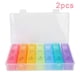 thumbnail image 3 of Caja de pastillas NikouMX Pastillero Semanal 2 uds 21 Ranuras Dispensador, 3 of 8