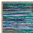 thumbnail image 2 of SAFAVIEH Montauk Rowland Abstract Striped Area Rug, Green/Natural, 5' x 8', 2 of 4