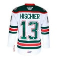 thumbnail image 1 of Nico Hischier Chandail de Hockey Réplique Blanc CHL d'Halifax Signé, 1 of 2