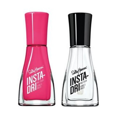 (Bundle) Sally Hansen- Insta Dri 3.0-Watermelon Wizz-0.31 fl oz and Sally Hansen- Insta Dri Clearly Quick-0.31 fl oz