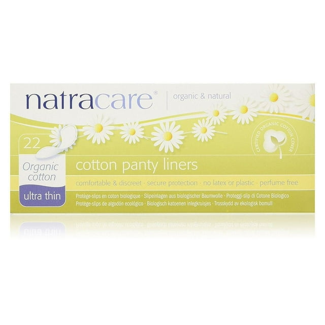 Protectores de braguitas natracare de algodón orgánico ultrafinos x22