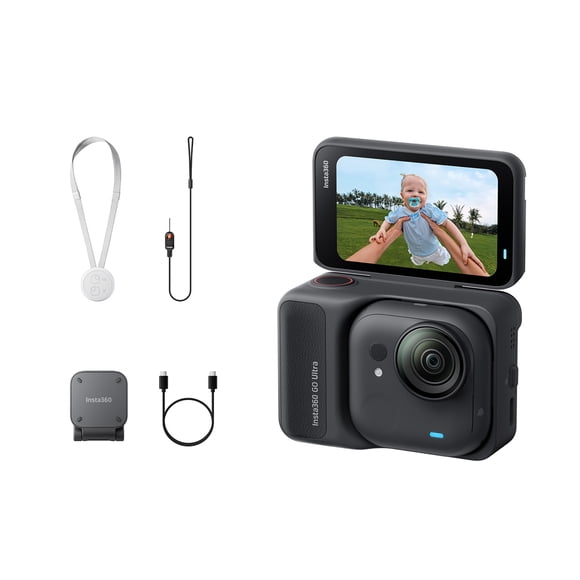 Cámara De Acción Insta360 Go Ultra Standard Bundle 4k Negro