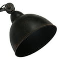 thumbnail image 2 of 18 Inch Wall Mounted Lamp, Extendable Accordion Arm, Iron, Antique Black, Saltoro Sherpi, 2 of 5