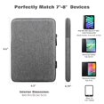 thumbnail image 2 of Funda para Tablet MoKo de 7-8 Pulgadas en Poliéster Color Gris Claro, 2 of 8