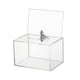 thumbnail image 4 of Caja de donación de acrílico, caja para rifa transparente con cerradura con ranura, buzón de correo, urna de , urna de votación para escritorio, 4 of 9