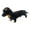 Black, variant on 1PC Lifelike Large Dachshund Dog Plush Toy Stuffed Animal Doll 9.84 inches, Emotional Healing On Demand Plush, Dachshund Plush Sofa Ornaments and Decorations(Dachshund-New)