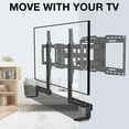 thumbnail image 2 of FrostHike Soundbar Mount Sound Bar TV Mount for Mounting Above or Under TV , Sound Bar Mount Up to 13.2 Lbs, Two Removable and Lockable Hooks for Back or Bottom Holes, 2 of 5