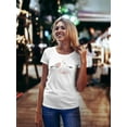 thumbnail image 2 of Bird Sketch Love T-Shirt Women -Image by Shutterstock, Female Medium, 2 of 4