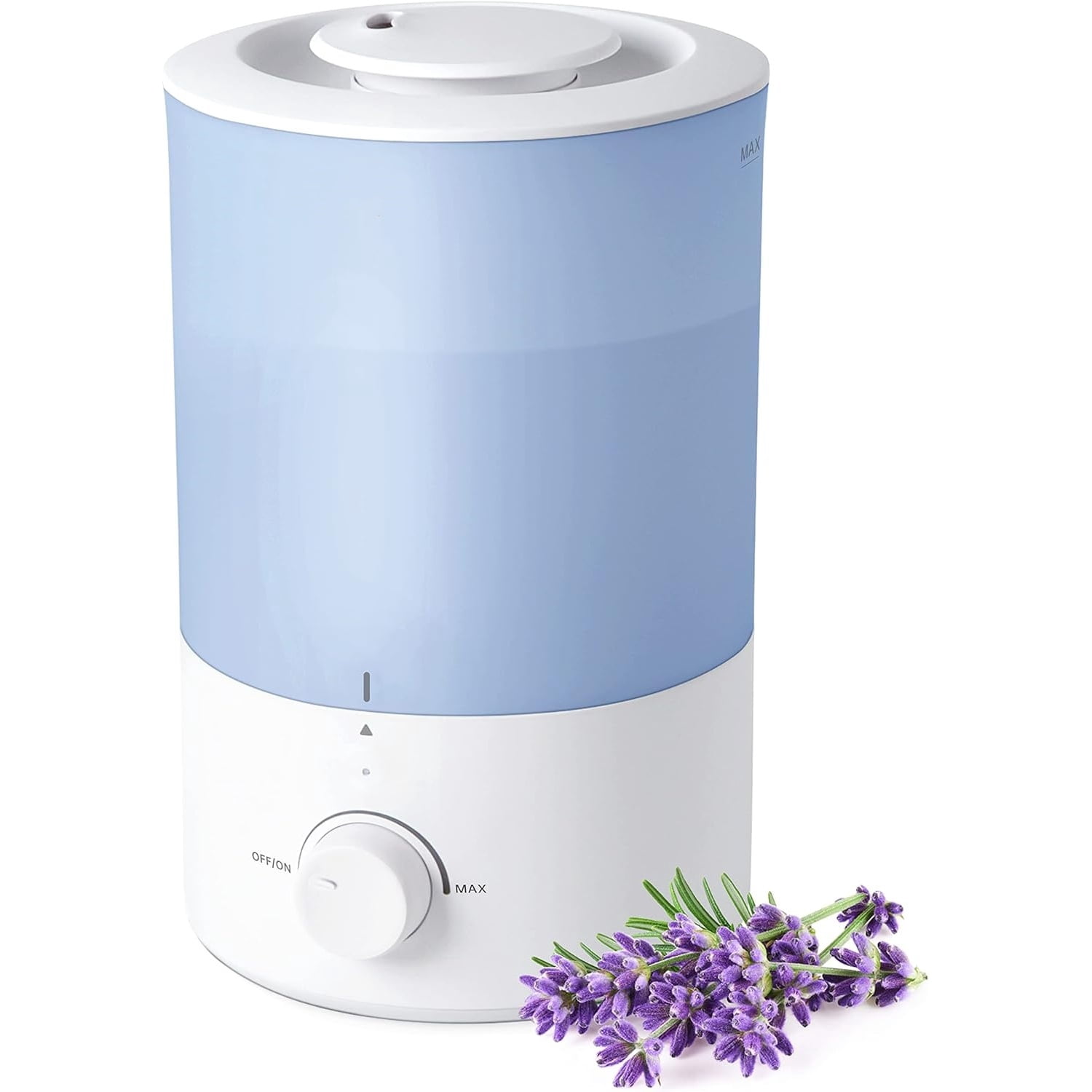 150 Humidifiers for Bedroom Large Room, 3L Cool Mist Top Fill Essential Oil Diffuser for Baby Nursery and Plants, 360° Nozzle, Quiet Rapid Ultrasonic Humidification for Home, Blue