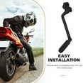 thumbnail image 4 of KONTONTY Motorcycle Gear Shifter 1Pcs Black Steel Starter Lever with Rubber for ATV Racing Bike 11.2x2.6x1.4in, 4 of 8