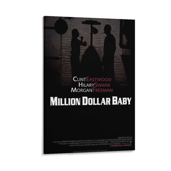 Million Dollar Baby Movie Poster (10) Poster Decorative Painting Canvas Wall Art Living Room Posters Bedroom Painting 16x24inch(40x60cm)