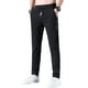 thumbnail image 1 of Pantalones elásticos de secado rápido para hombre, pantalones transpirables en frío para correr, pantalones deportivos con cordón y bolsillos, 1 of 5