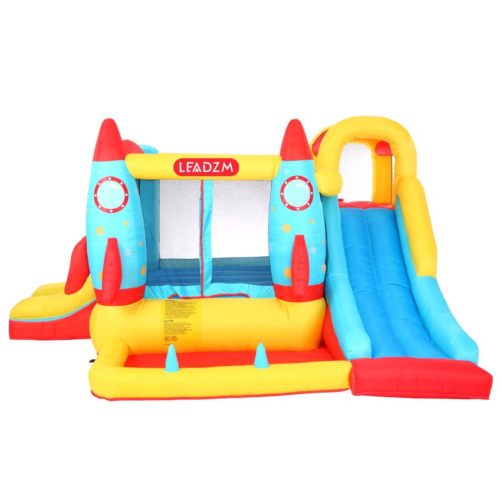 Rocket Inflatable Slide Bounce Castle Jumping House with 450W Air Blower US 