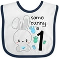 thumbnail image 3 of Inktastic Somebunny is One First Birthday Bunny Boys or Girls Baby Bib, 3 of 4