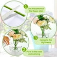 thumbnail image 2 of 3 Pieces Flower Arranger Holder Reusable Flower Frog Stainless Steel Flower Lid Arranger Metal Insert Floral Round Organizer for Arrangement Plant Fixation,Silver, 2 of 13