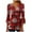 15-Christmas Shirts-Red, variant on SELONE Christmas Shirts for Women 3/4 Sleeve Xmas Pullover Tops Button Up Christmas Tree Tees Blouses Christmas Themed Clothing Christmas Outfits Ideas Holiday Attire Party Collection Red S