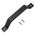 thumbnail image 1 of Barn Door Pull Handle Heavy Duty Black Iron Hot Bed Sliding Gate Shed Garage, 1 of 5