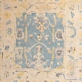 thumbnail image 1 of Ahgly Company Machine Washable Indoor Square Abstract Sand Brown Area Rugs, 4' Square, 1 of 7