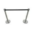 thumbnail image 3 of PreAsion 6Pcs Black Retractable Belt Crowd Control Barrier Posts Queue Management Safety System for Events Parties Or Crowd Control 2M, 3 of 6