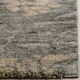 thumbnail image 3 of SAFAVIEH Florida Davin Floral Shag Runner Rug, Grey/Beige, 2'3" x 7', 3 of 6