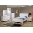 thumbnail image 2 of Selena Twin Sleigh Platform Bed Cream White, 2 of 3