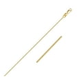 thumbnail image 1 of Chaîne Gourette en Or Jaune 14k 1,0 mm 16 Po, 1 of 4