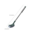 thumbnail image 3 of Boovnll Toilet Bowl Brush Hard Long Bristles Long-Handled Toilet Cleaner Brush Overall Cleaning Corner Clean Non-Slip Handle Space Saving Hanging Toilet Floor Clean Toilet Brush, 3 of 7