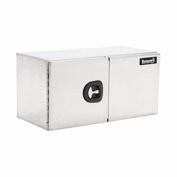 Buyers Products 1705310, 18x18x48" Smooth Aluminum Truck Box w/ Barn Door