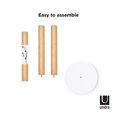 thumbnail image 3 of Umbra Flapper Coat Rack,White/Natural, 3 of 6