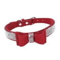 thumbnail image 3 of Collar de perro Salvador Collar de perro de mascota Bowknot Rojo XXS, 3 of 10