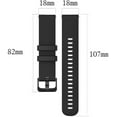 thumbnail image 6 of KOMI Silicone Watch Straps, 22mm Quick Release Silicone Waterproof Replacement Bands for Men Women Smart Watch Straps 18mm 20mm 22mm Yellow, 6 of 6
