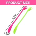 thumbnail image 2 of ICERUN Long Back Scratcher, Ergonomic Back Scratcher for Men, Dual-Use Shoe Horn and Neck Massager, 2-Pack, Red & Green, 2 of 6