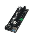thumbnail image 4 of relayinert PCI -E Riser Board 1x to 16x Adapter Card PCI -E Graphic Card Riser Card with 4pin Power Socket PCI -E Riser Board for Black 60CM 5Set, 4 of 6