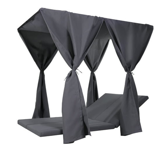 CoSoTower Daybed Cushion & Curtains