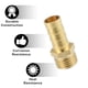 thumbnail image 4 of 1uds 10mm 1/4" BSP Macho Rosca Adaptador Latón  para MANguera Accesorio Conector, 4 of 7
