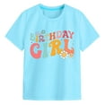 thumbnail image 4 of Zanarzt Girls Casual Summer Tops Birthday Girl Shirts Toddler Kid Girls T Shirt Birthday Outfits Summer Tees Gifts Party Tops Sky Blue,1-2 Years, 4 of 4